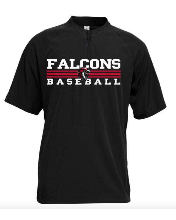 Cage Jacket - Falcons Baseball 3 Stripes - Image 2