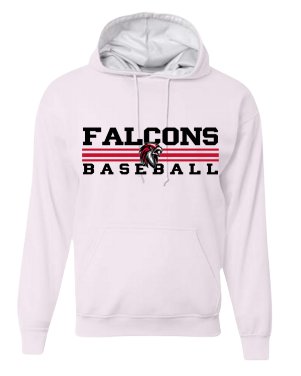 Hoodie - Falcons Baseball 3 Stripes