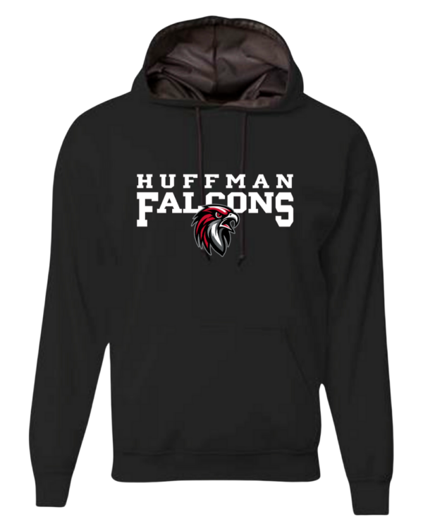 Hoodie - Huffman Falcons with Falcon Head - Image 3