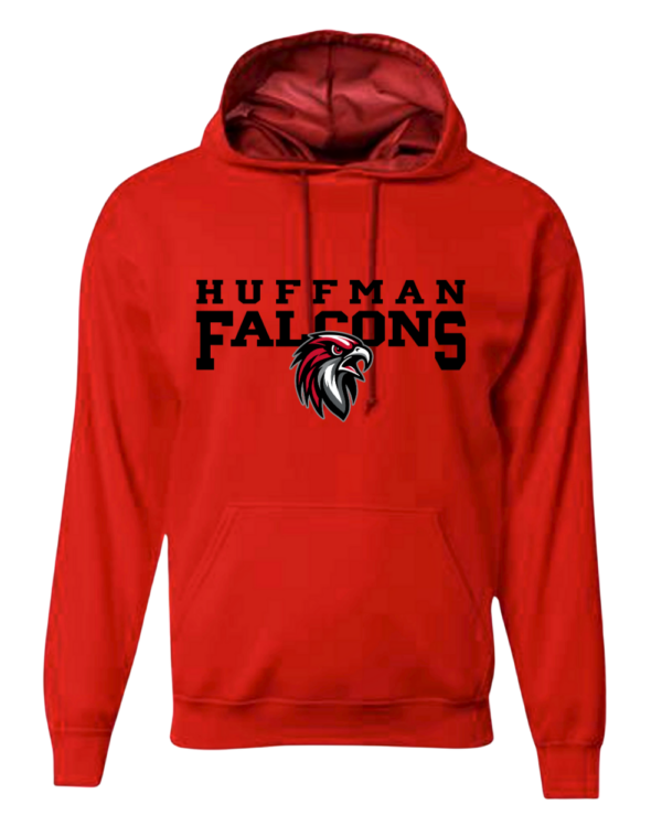 Hoodie - Huffman Falcons with Falcon Head - Image 2