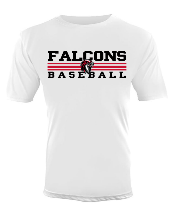 Shirt - Falcons Baseball 3 Stripes